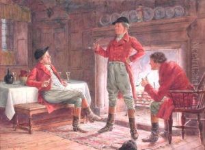 Boasting By The Fire After The Hunt