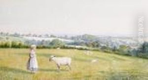 The Little Shepherdess by George Goodwin Kilburne