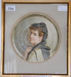 Portrait In The Round Of A Young Woman Portrait In The Round Of A Young Woman