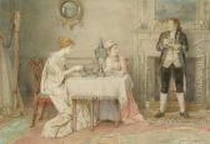 Afternoon Tea by George Goodwin Kilburne