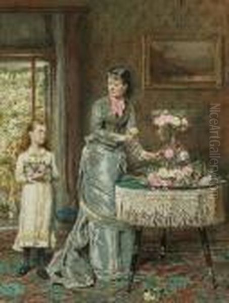 Arranging The Flowers - view 1