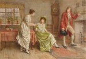 Serving The Tea by George Goodwin Kilburne