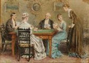 A Good Hand by George Goodwin Kilburne