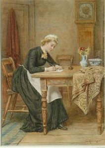 Dear Mother by George Goodwin Kilburne