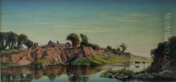 Houses Above An Estuary - view 1