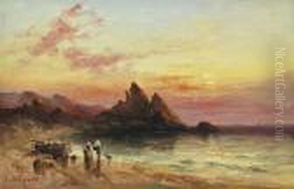 Sorting The Catch, St Brelade's Bay, Jersey - view 1