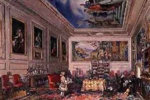 The Drawing Room at Woolston Hall Chigwell Essex 1858