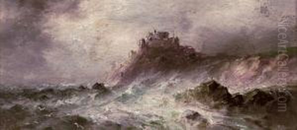 A Stormy Day, Gorey Castle - view 1