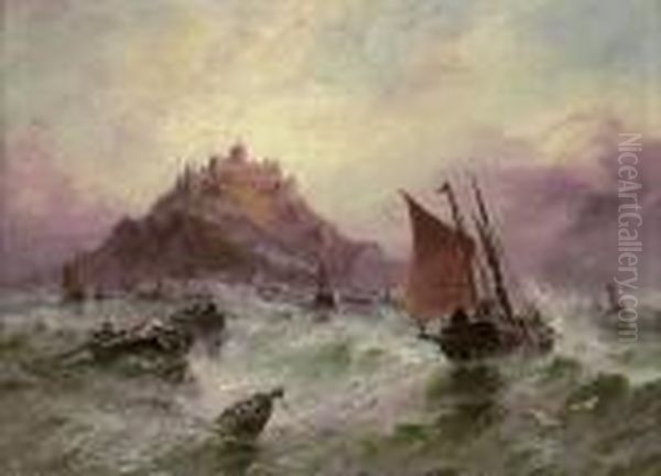Shipping Before St Micahel's Mount - view 1