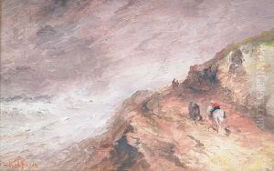Figures On A Cliff Path by S.L. Kilpack
