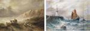 Seaweed Gathering, Guernsey; And The West Pier, Boulogne
