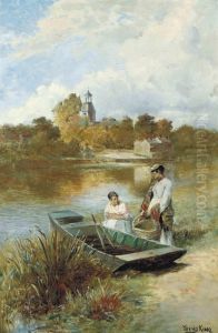 Sunbury-on-thames by Henry John Yeend King