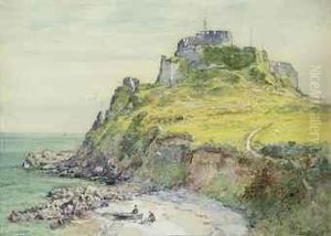 Mount Orgueil Castle From Petit Portelet, Jersey