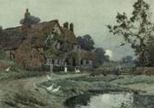 Milton's Cottage, Chalfont St Giles by Henry John Yeend King