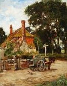 Horse And Carriage by Henry John Yeend King