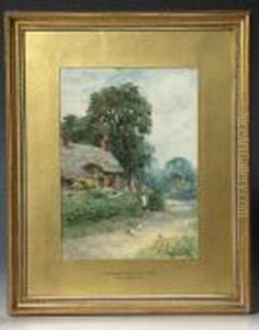 A Worcestershire Cottage by Henry John Yeend King
