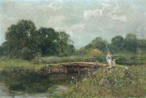 Across The Footbridge by Henry John Yeend King