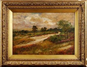 Landskap Med Vattendrag by Henry John Yeend King