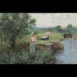 The Rush Gatherers by Henry John Yeend King