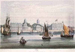 Greenwich Hospital, engraved by R.G. Reeve fl.1811-37 1828 by Samuel Owen