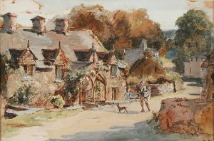 Dolgelly, North Wales by Henry John Yeend King