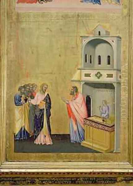 The Calling of St Matthew from the Altarpiece of St Matthew and Scenes from his Life 1367-70 - view 1