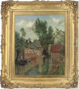 By The Old Watermill by Henry John Yeend King