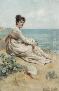 A Rest By The Sea by Henry John Yeend King