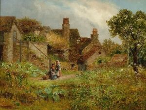 The Flower Gatherers by Henry John Yeend King
