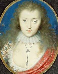 Portrait of a girl probably Venetia Stanley 1600-33 later Lady Digby by Peter Oliver