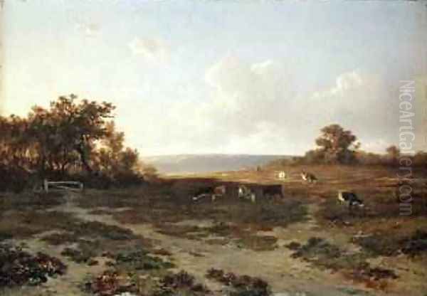 Heath Landscape with Cows, 1852 - view 1