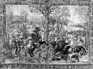 The Hunts of Maximilian Capricorn The Boar Hunt 1521 33 by Orley, Bernard van