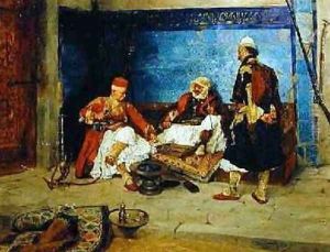 Backgammon, 1890 by Rudolf Otto Ritter von Ottenfeld