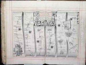 The Road from London to Aberistwith on the Sea Coast from Britannia Volume the First 1675 The Road from London to Aberistwith on the Sea Coast from Britannia Volume the First 1675