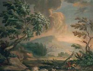 Landscape with Storm by Crescenzio Onofri