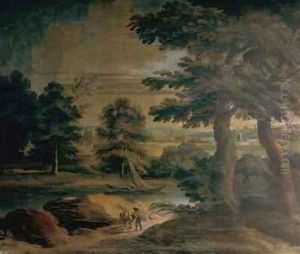 Landscape with River by Crescenzio Onofri