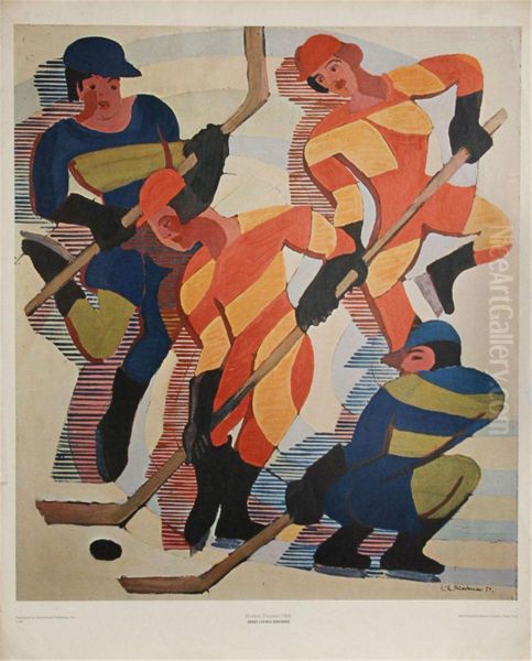 Hockey Players - view 1