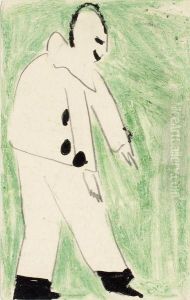 Pierrot by Ernst Ludwig Kirchner