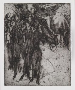 Ecke Am Wintergarten by Ernst Ludwig Kirchner