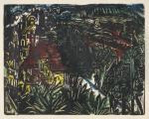 Jenenser Landschaft by Ernst Ludwig Kirchner