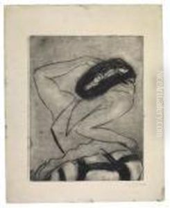 Franzosischetanzerin by Ernst Ludwig Kirchner