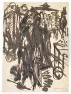 Potsdamer Platz by Ernst Ludwig Kirchner