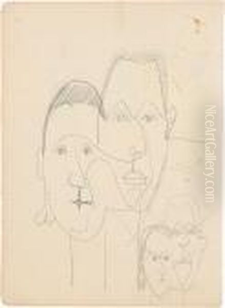 Doppelbildnisernst Ludwig Kirchner Und Erna - view 1