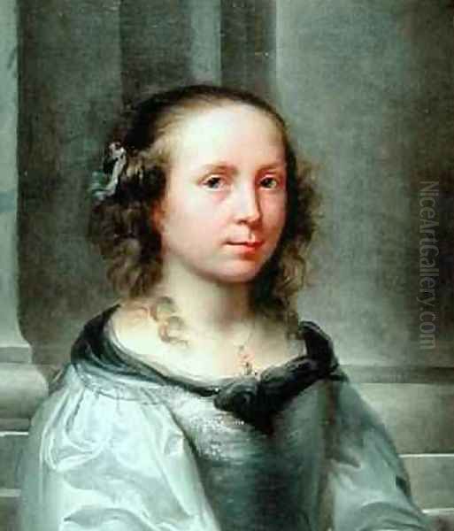 Portrait of a Girl with a Watchful or Guarded Look - view 1