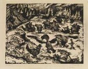 Frauenkirch by Ernst Ludwig Kirchner