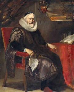 Portrait of Cornelis Nuyts by Jurgen Ovens