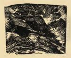Stafelalp Bei Mondschein by Ernst Ludwig Kirchner