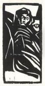 Ruhendes Madchen. by Ernst Ludwig Kirchner