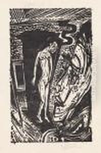 Der Kranke. by Ernst Ludwig Kirchner