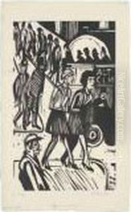 Strasse by Ernst Ludwig Kirchner